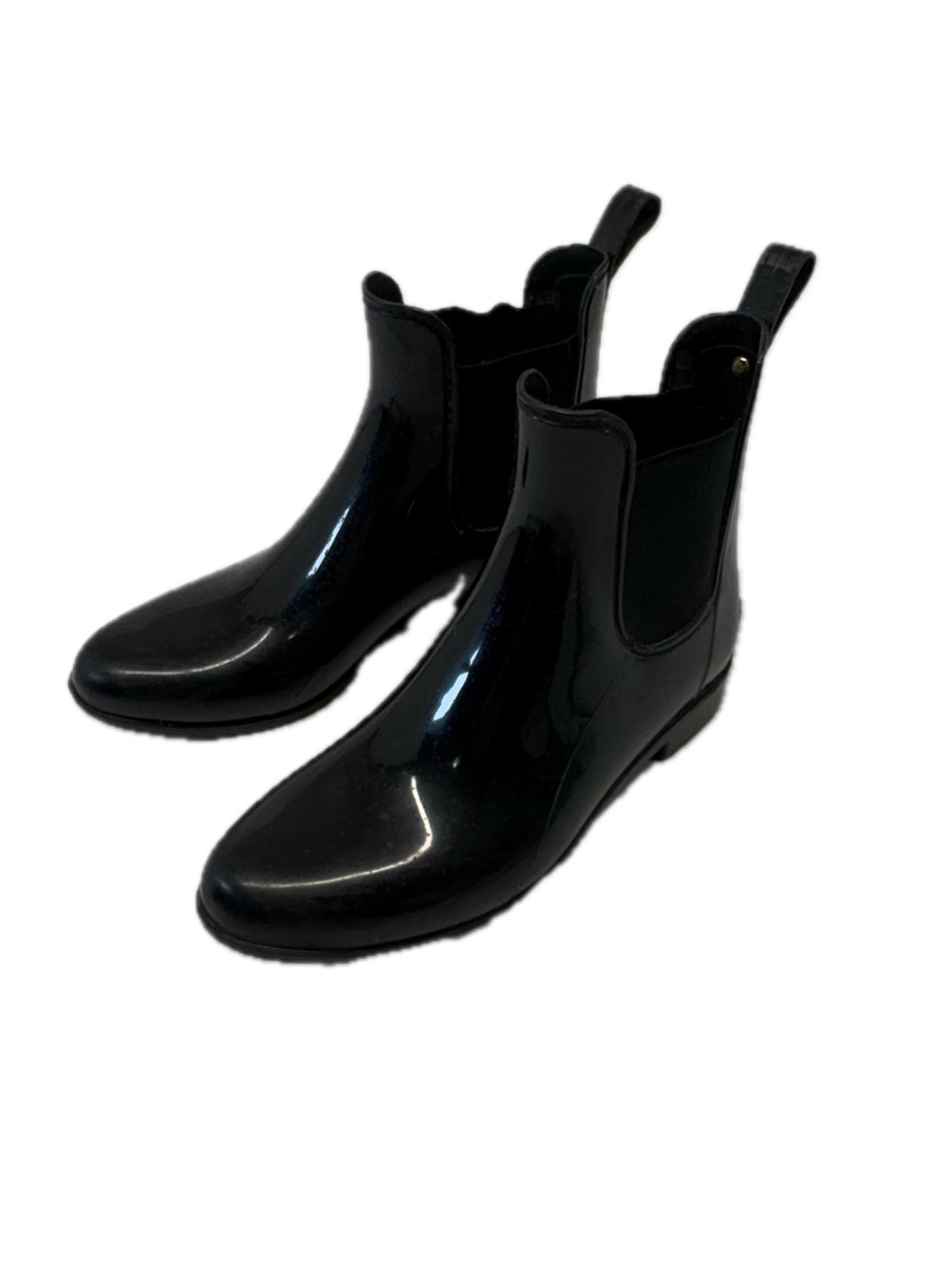 Sam Edelman Tinsley Black Chelsea Rain Boots Size 8 (Flawed)